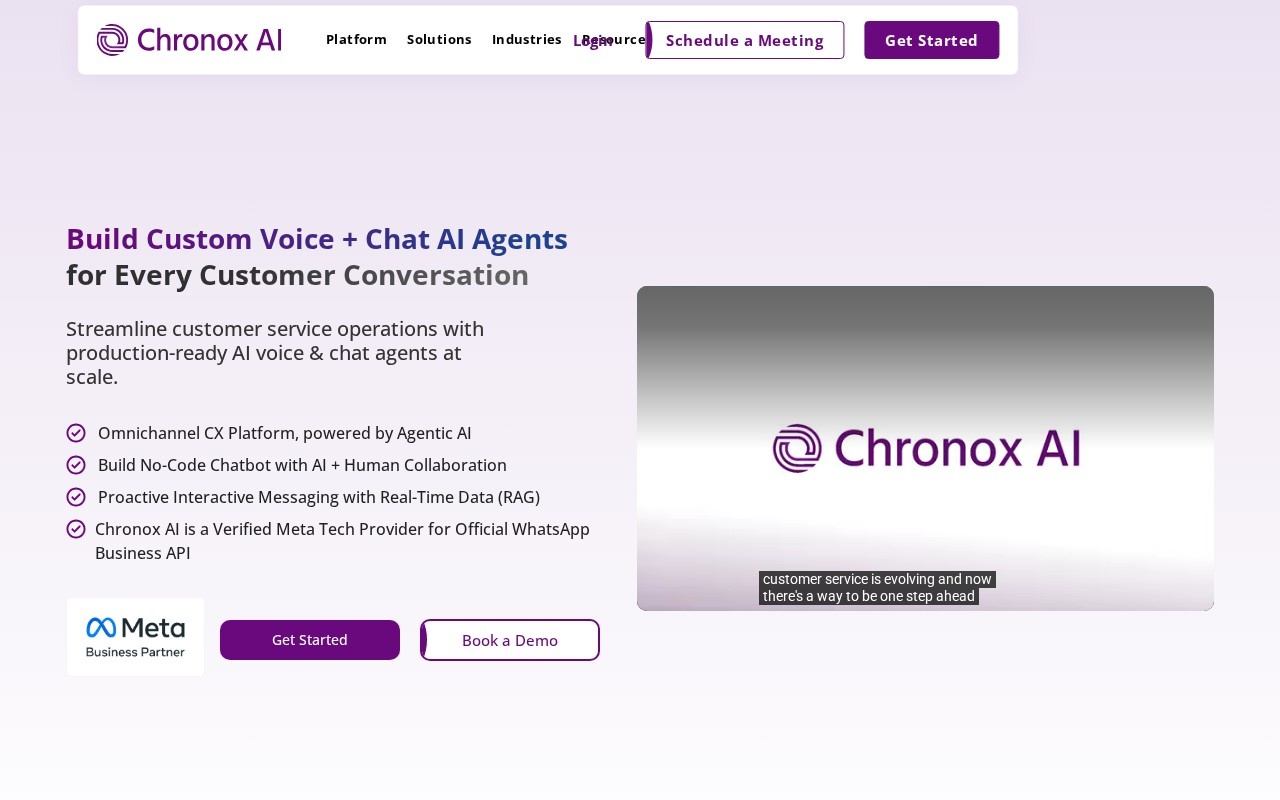 Chronox AI官网截图