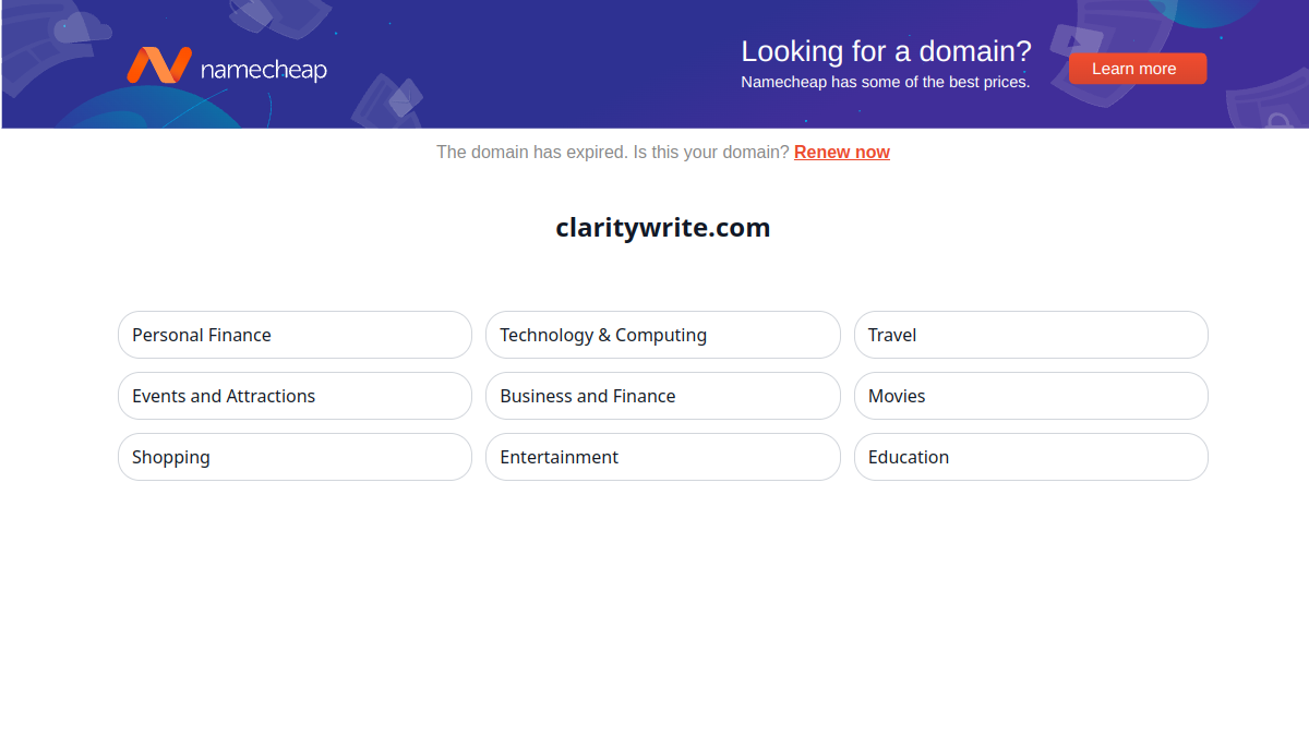 ClarityWrite官网截图