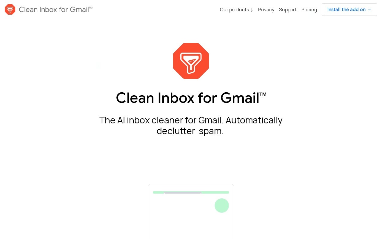Clean Inbox for Gmail™官网截图