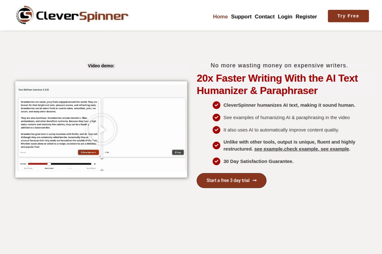 CleverSpinner官网截图