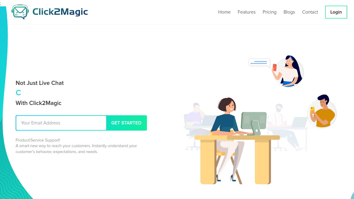 Click2Magic官网截图