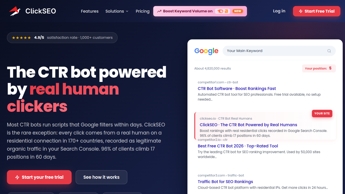 ClickSEO官网截图