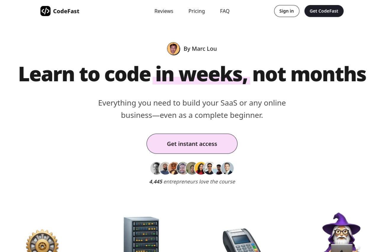 CodeFast官网截图