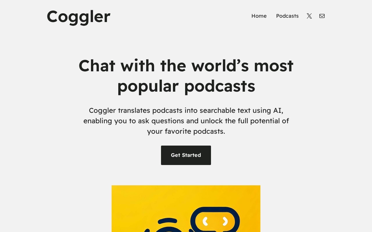 Coggler官网截图