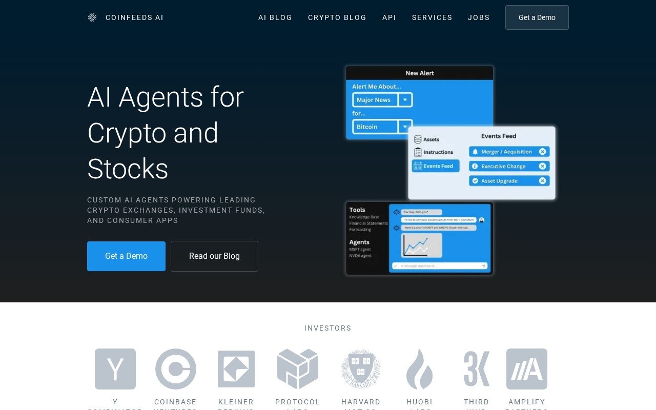 Coinfeeds官网截图