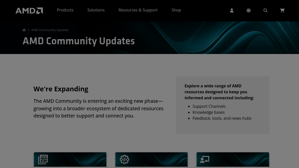 AMD ROCm 6.3官网截图