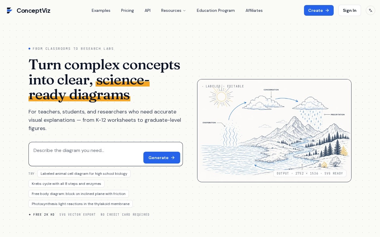ConceptViz官网截图