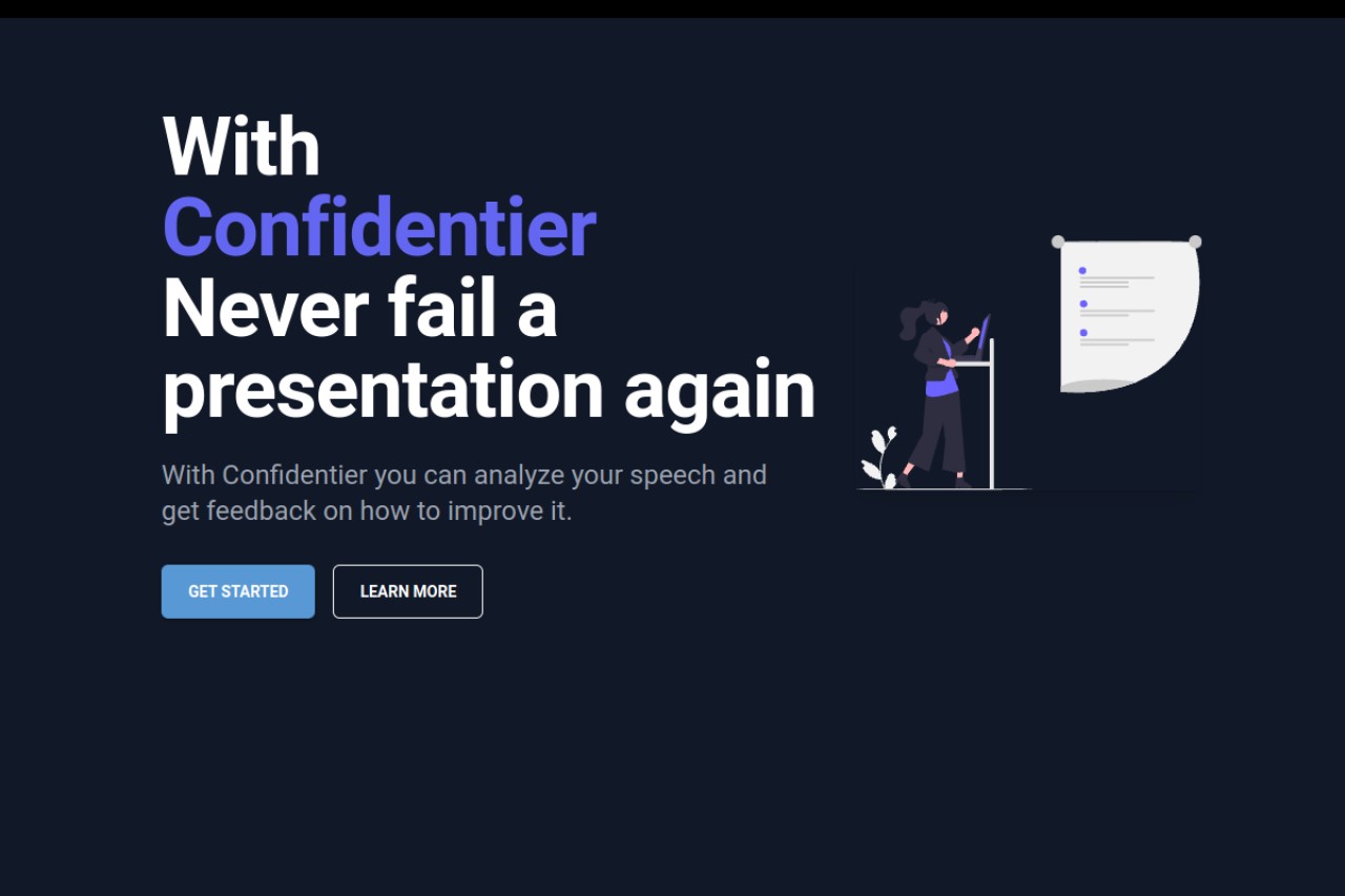 Confidentier官网截图