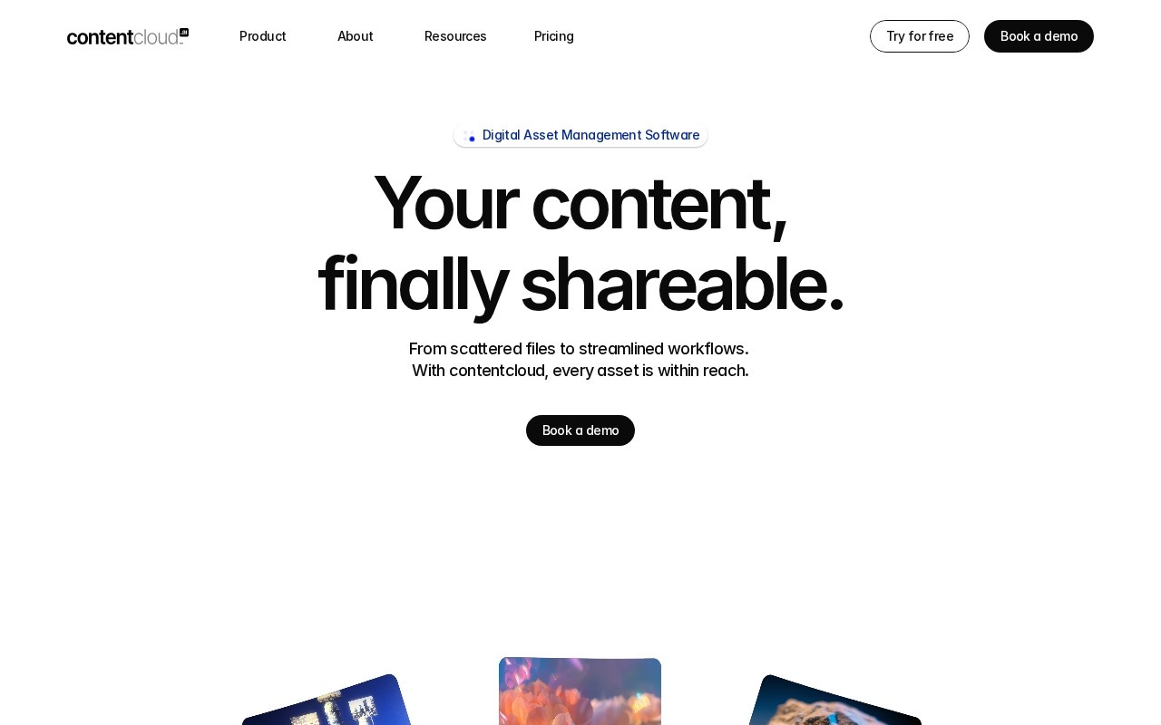 contentcloud官网截图