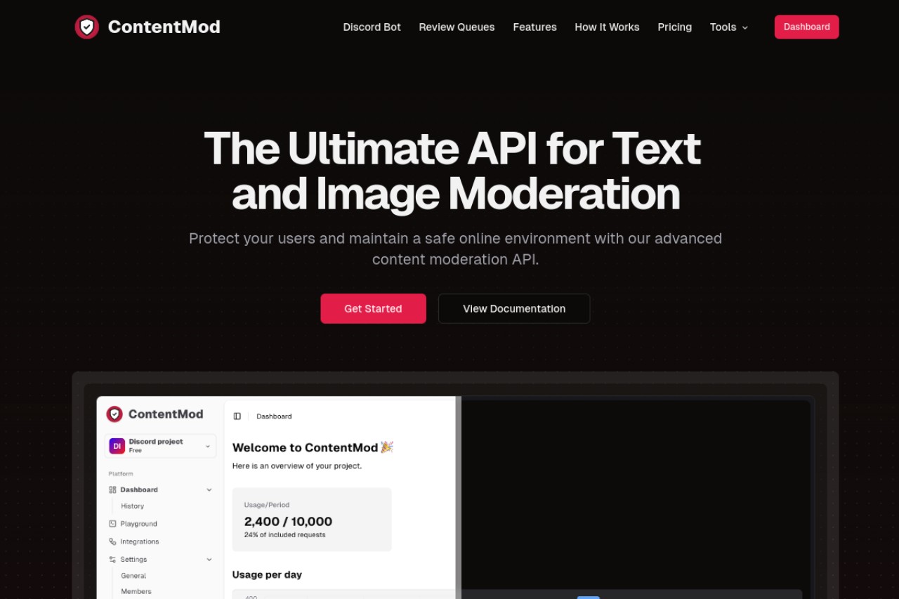 ContentMod官网截图