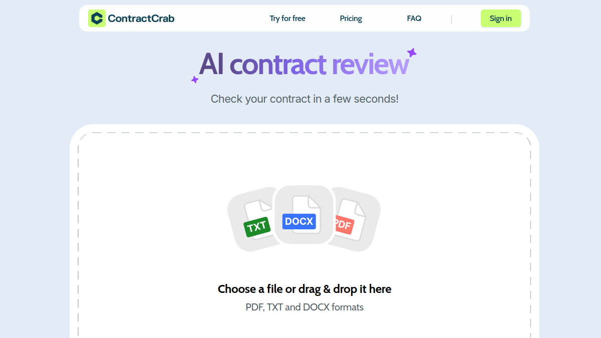 ContractCrab官网截图