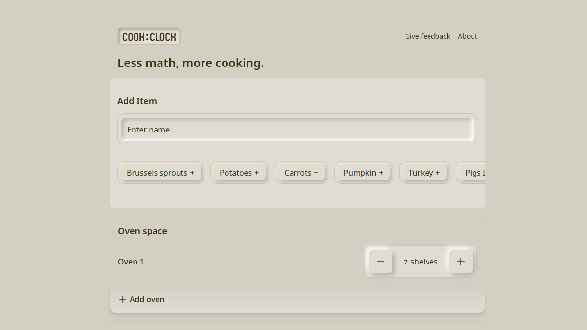 COOK:CLOCK官网截图
