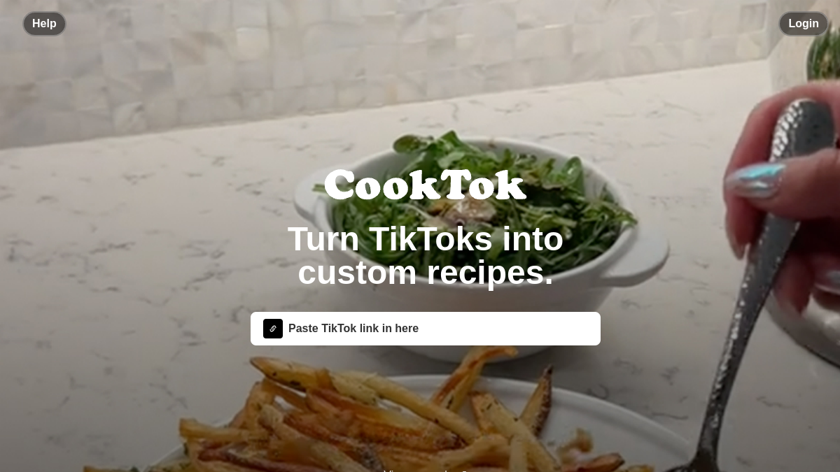 CookTok官网截图