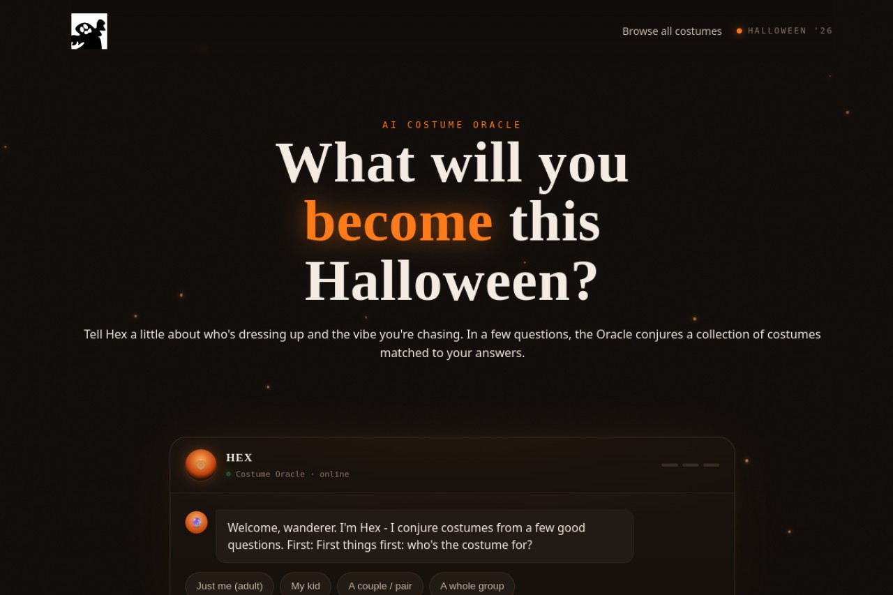 Cool Costume Ideas官网截图