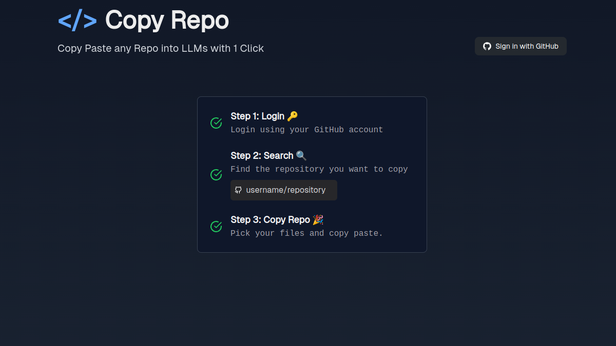 Copy Repo官网截图