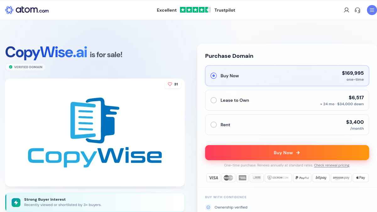 Copywise官网截图