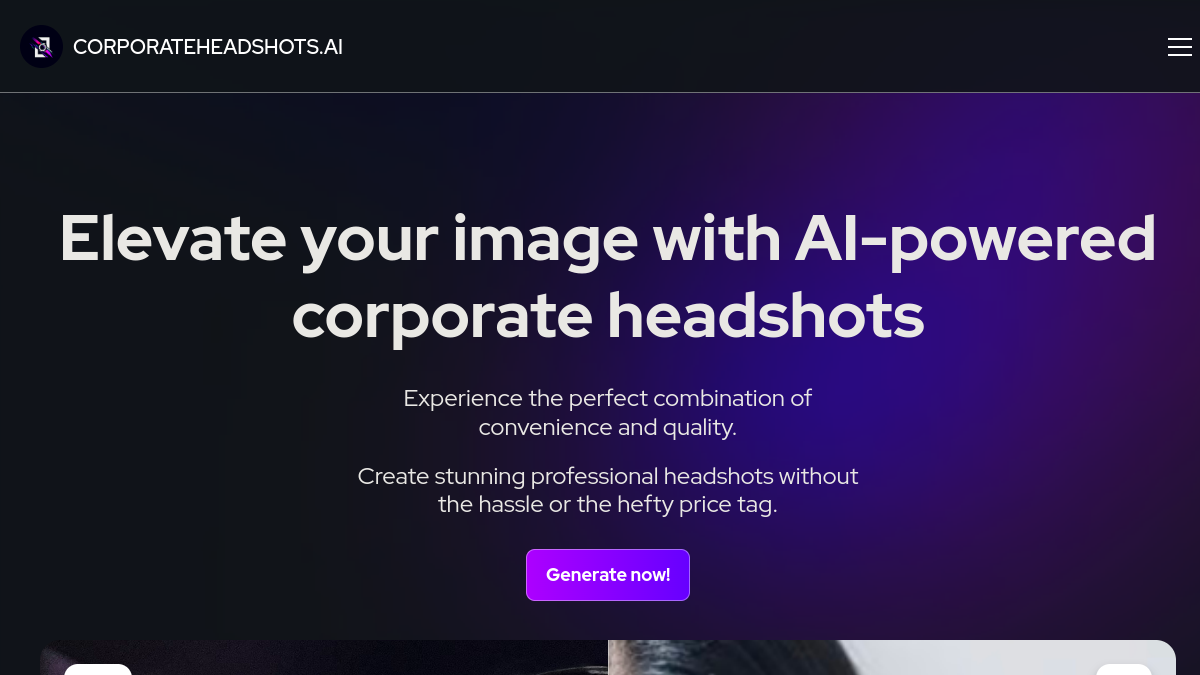 CORPORATEHEADSHOTS官网截图