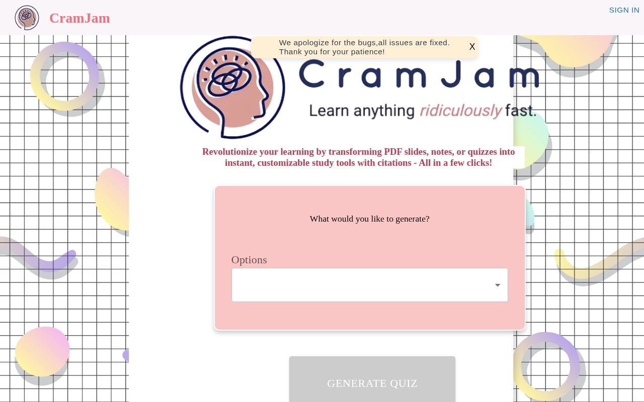CramJam官网截图