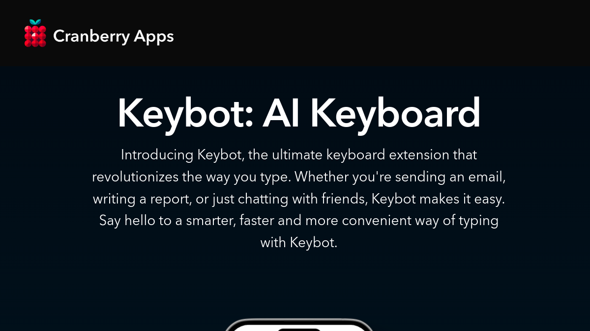Keybot AI官网截图