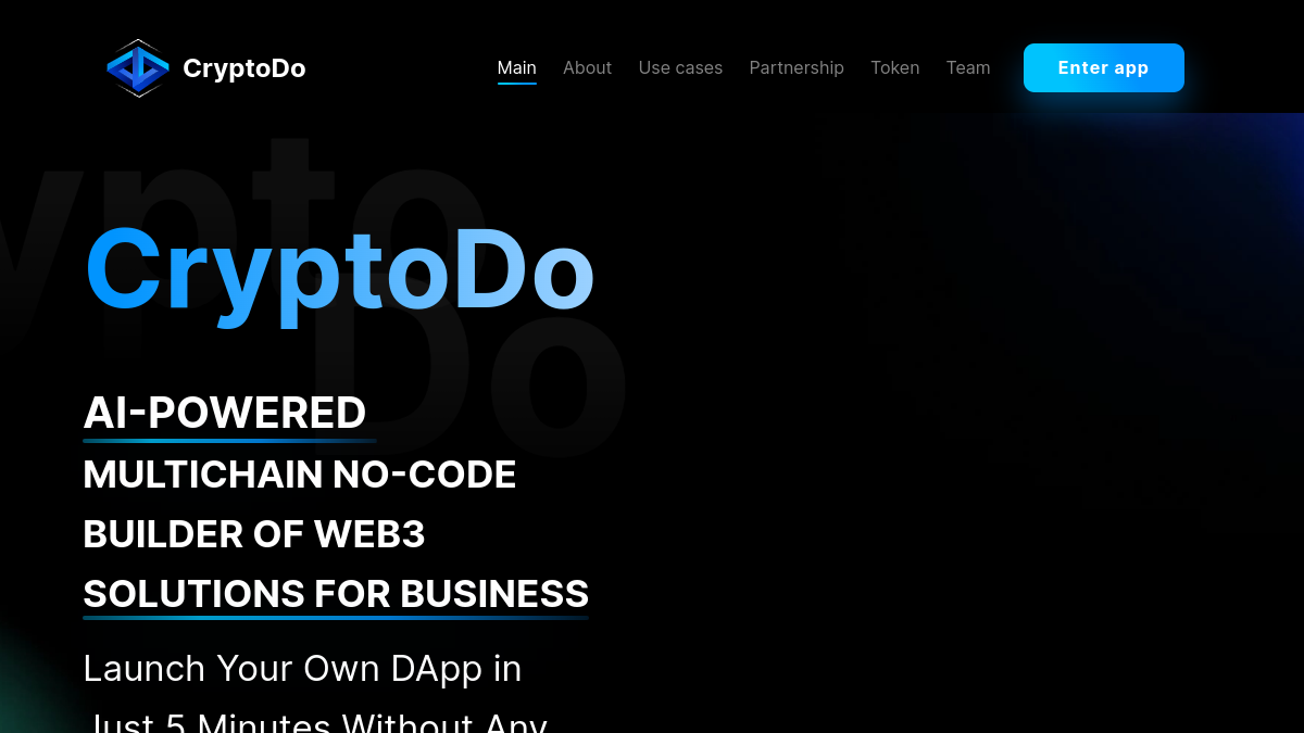 CryptoDo官网截图