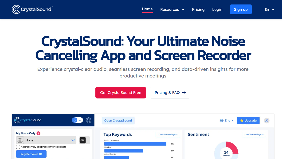 CrystalSound官网截图