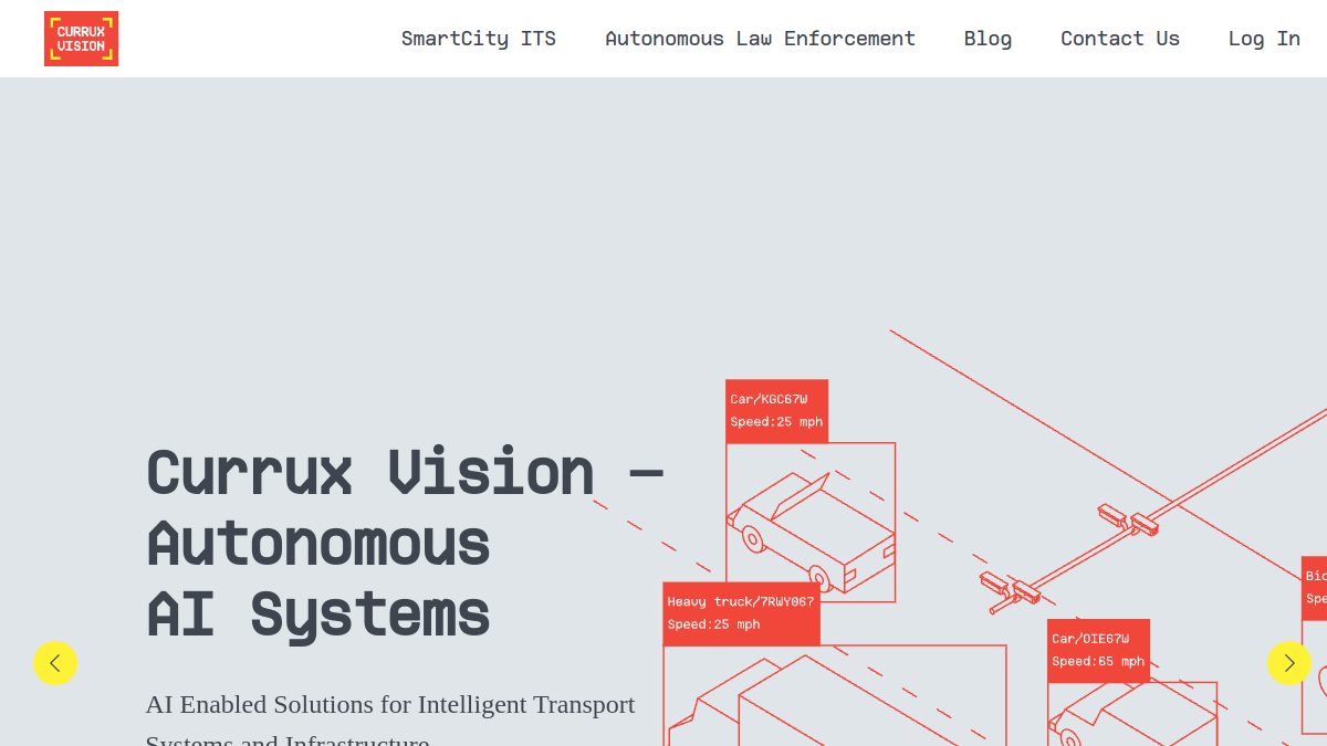 Currux Vision - AI Driving Assistant官网截图