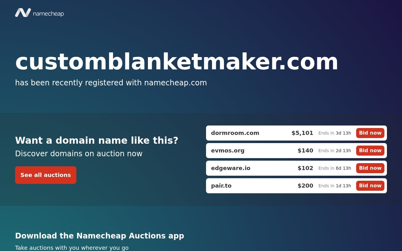 CustomBlanketMaker官网截图