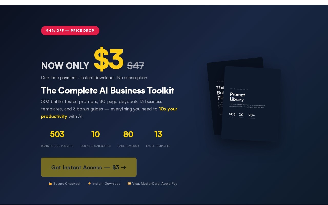 Daily Prompt Kit — AI Business Toolkit官网截图