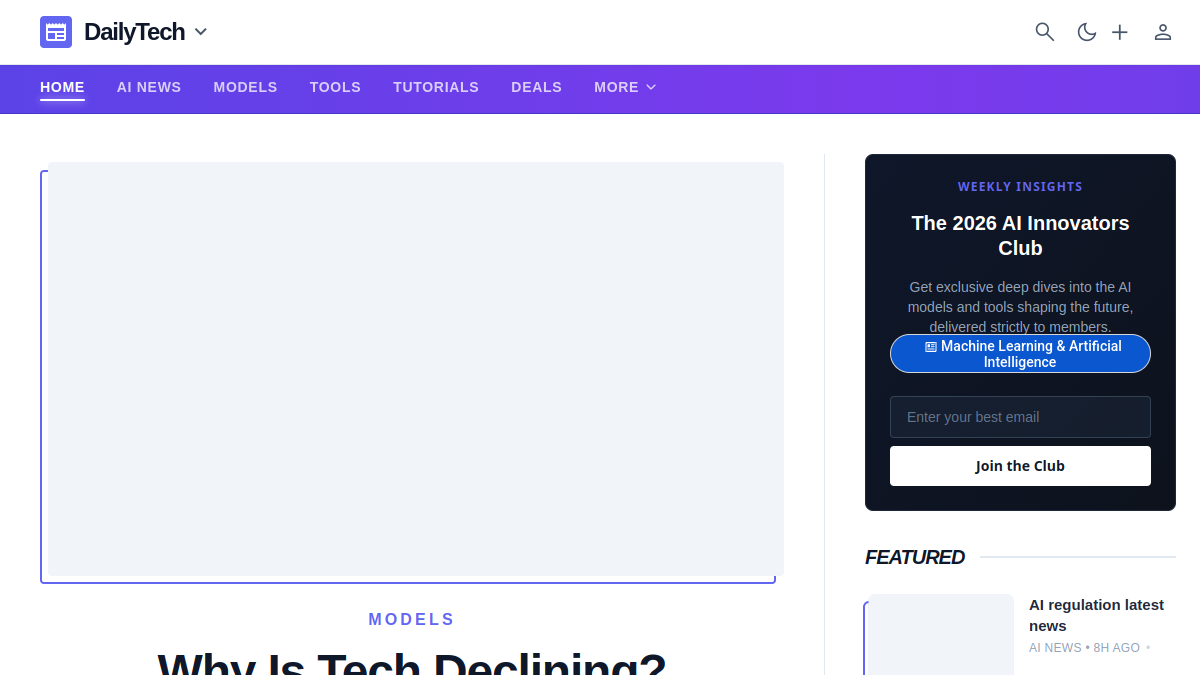 DailyTech AI官网截图