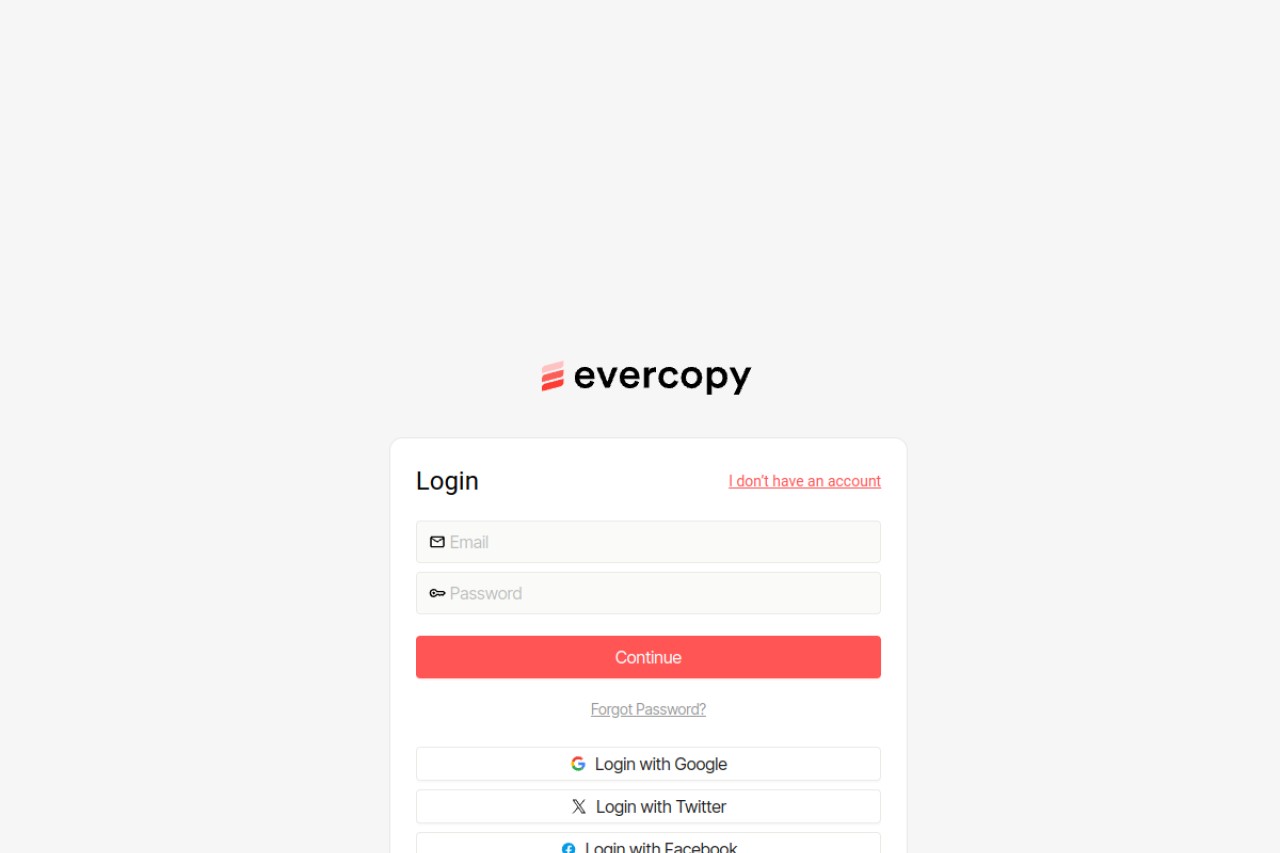 Evercopy官网截图