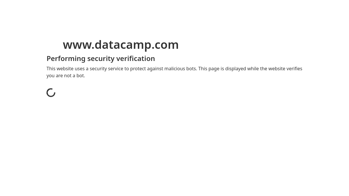 DataCamp官网截图