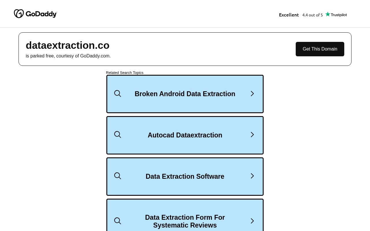 DataExtraction官网截图