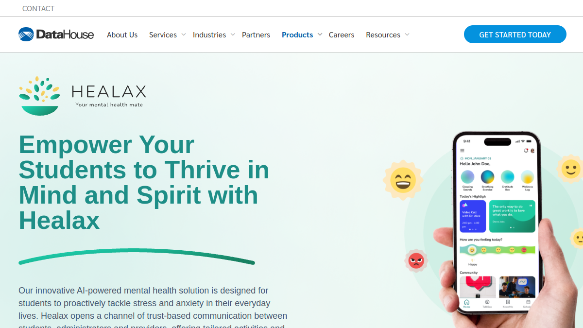 Healax官网截图