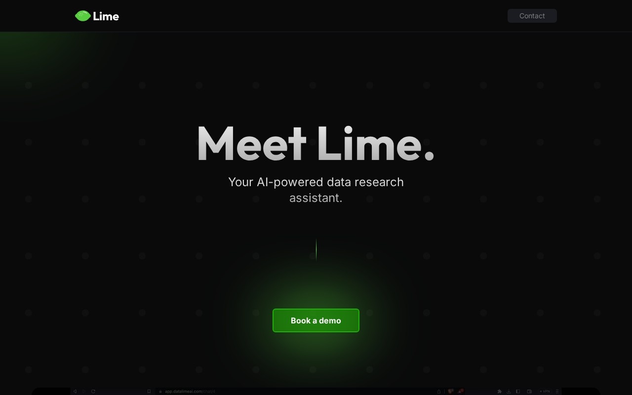 Lime AI官网截图
