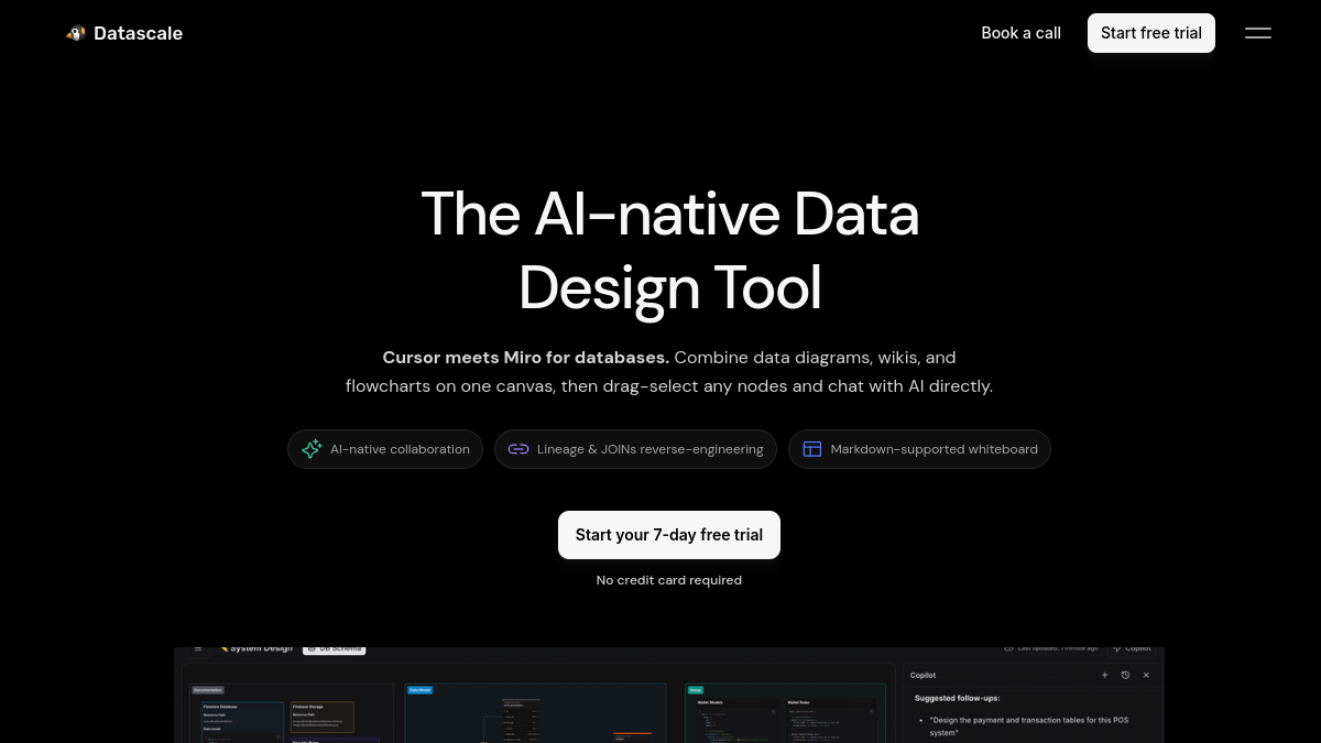 Datascale官网截图