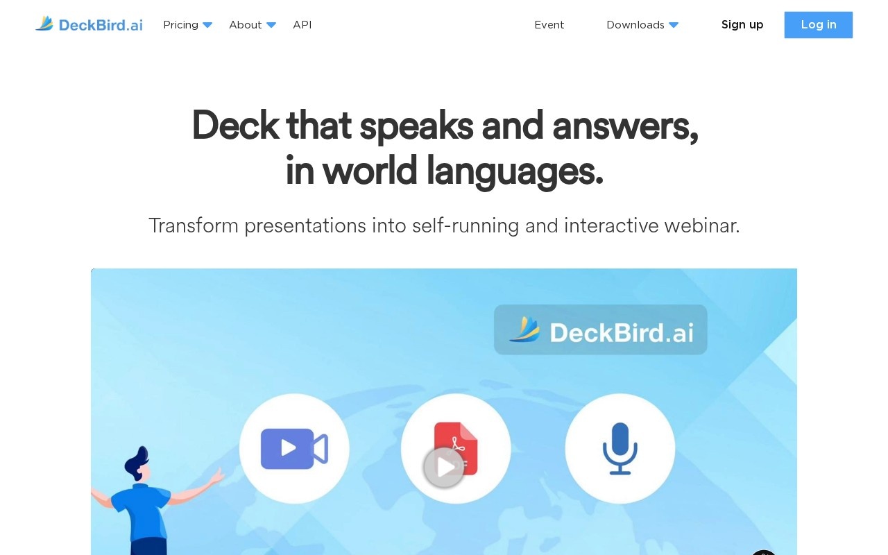 DeckBird.ai官网截图