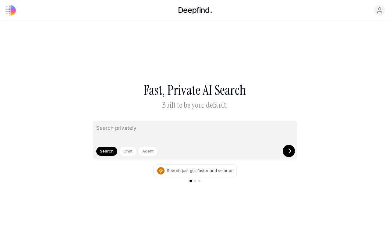 Deepfind官网截图