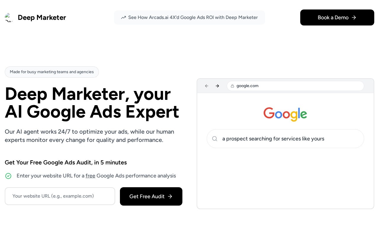 Deep Marketer官网截图