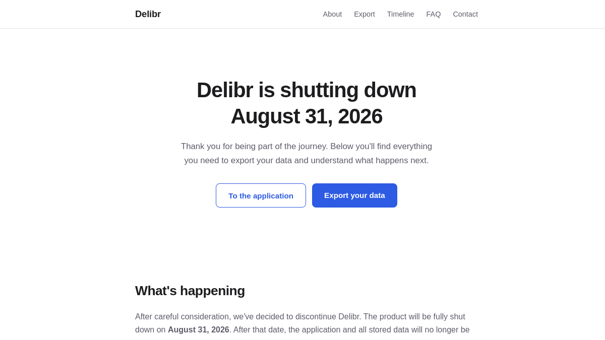 Delibr AI官网截图