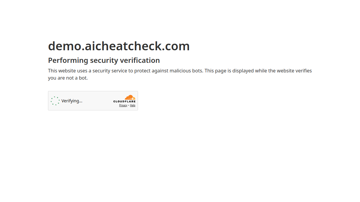 Checker AI官网截图