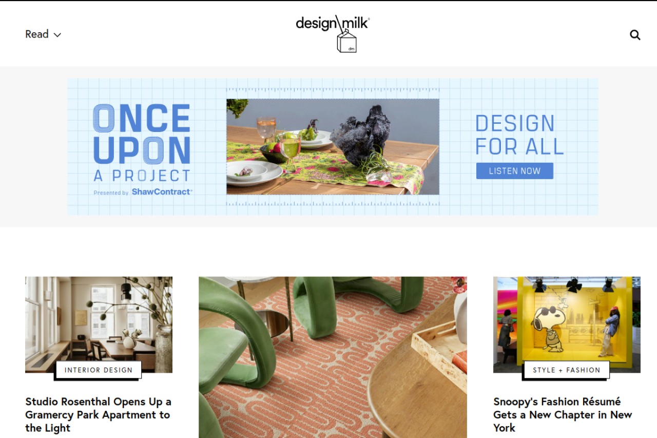 Design Milk官网截图