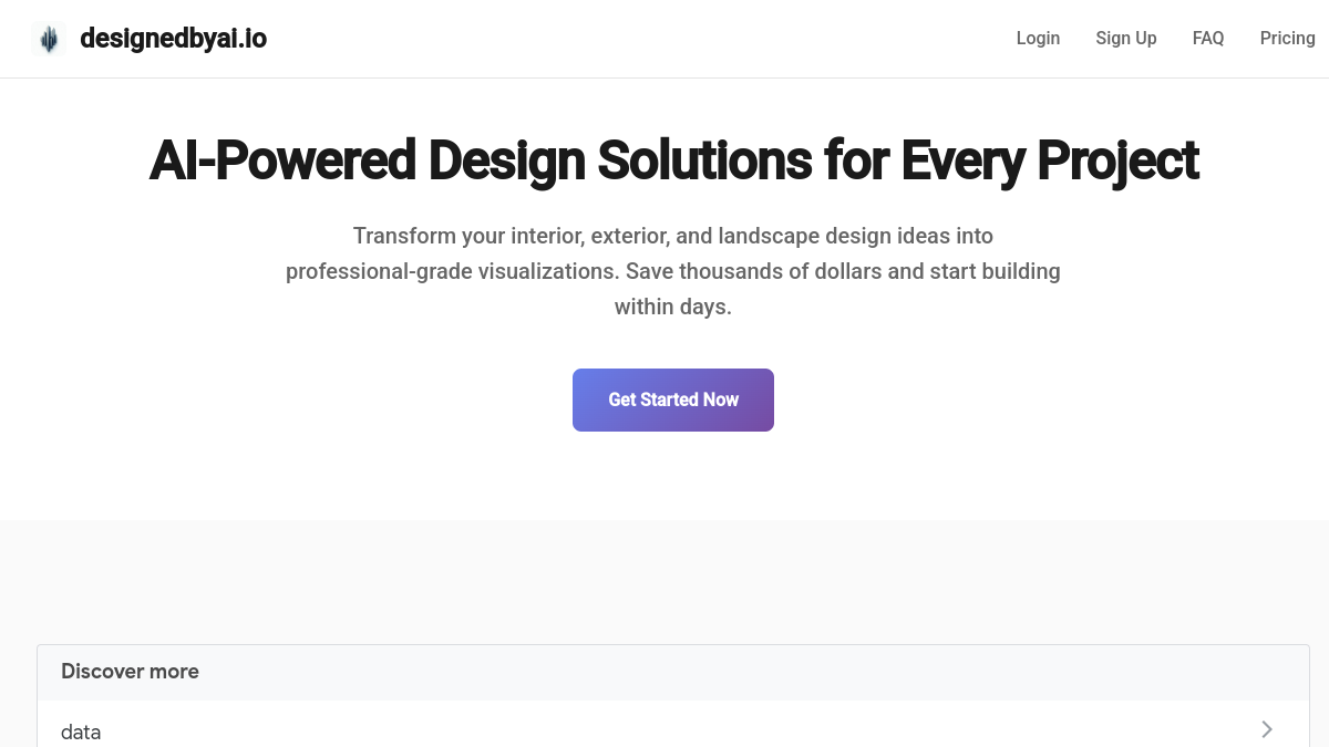 designedbyai io官网截图