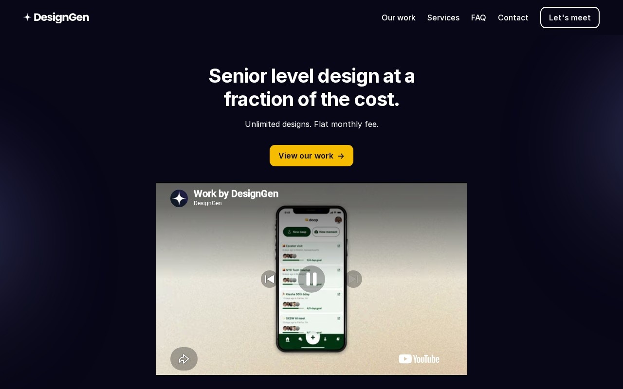 DesignGen官网截图