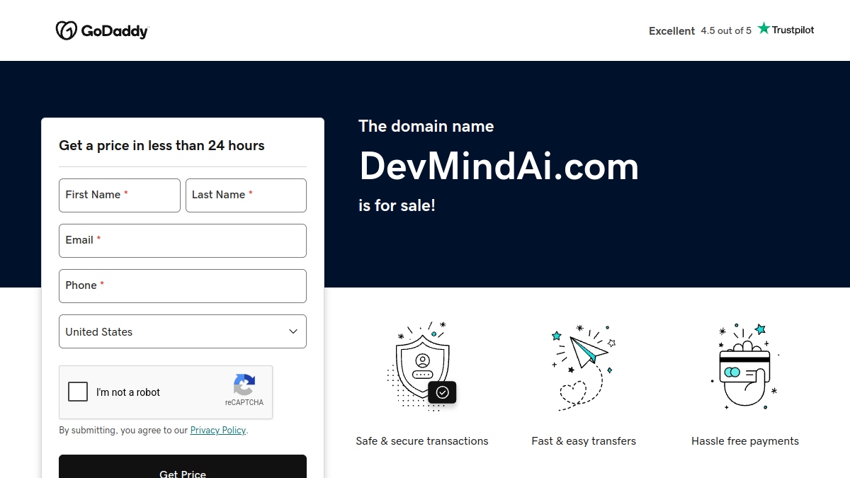 DevMind AI官网截图