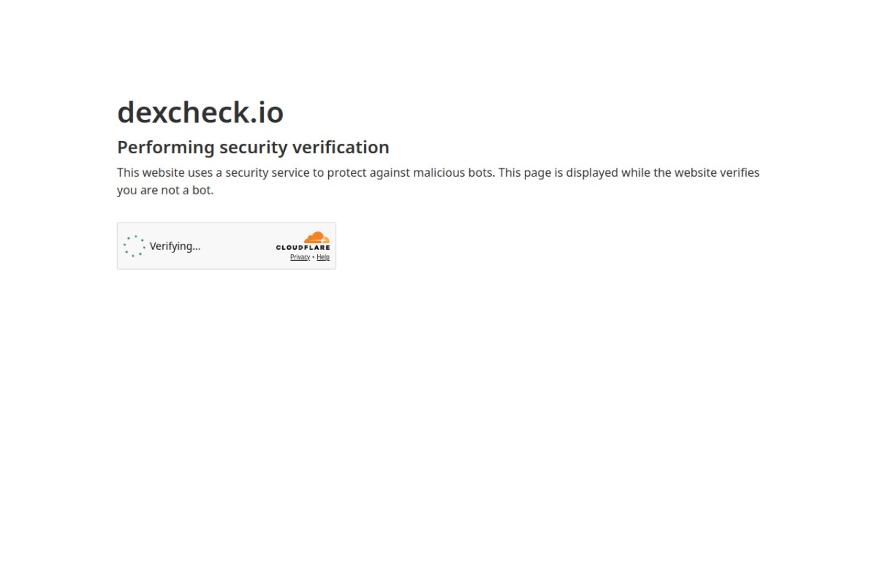 DexCheck官网截图