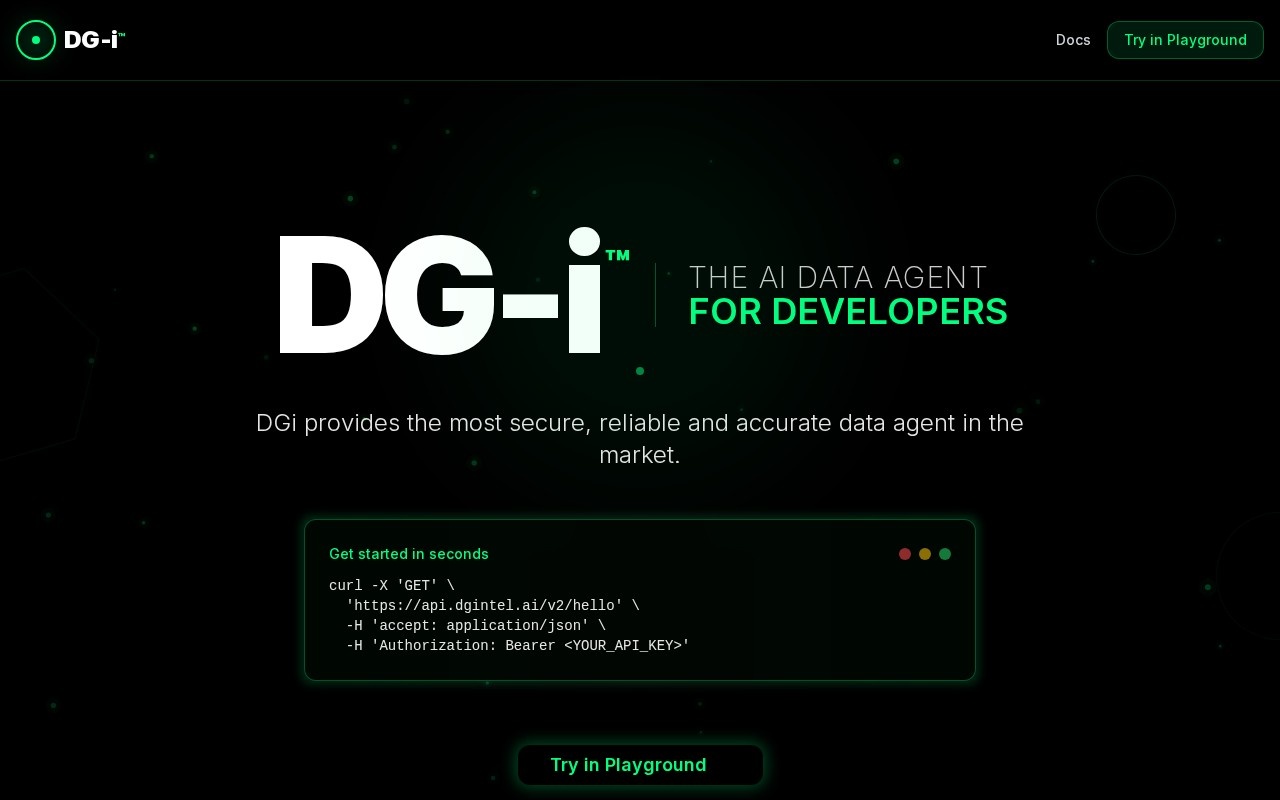 DGi官网截图