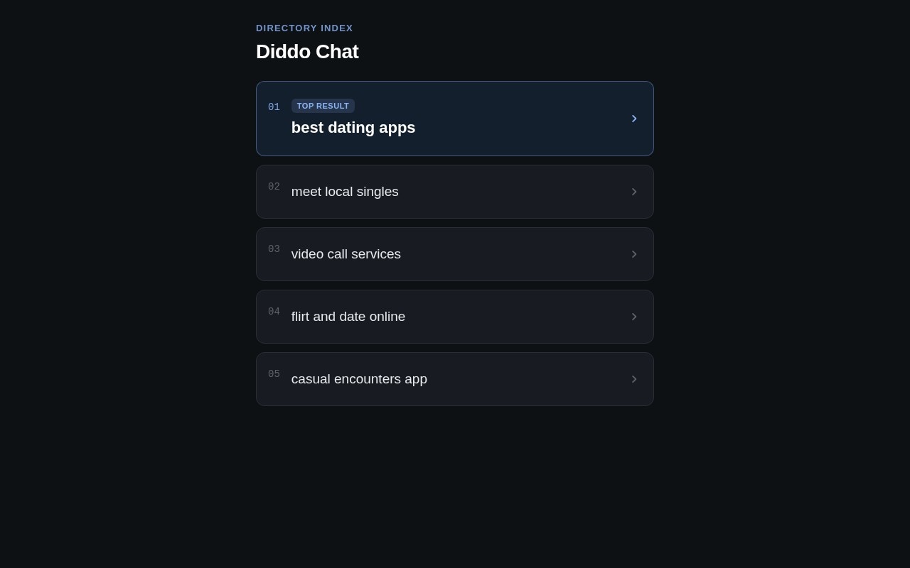 Diddo官网截图