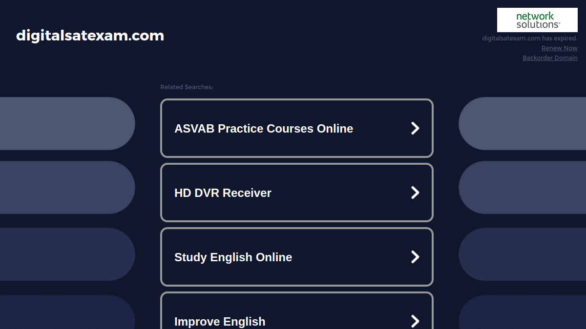 Digitalsatexam.com官网截图