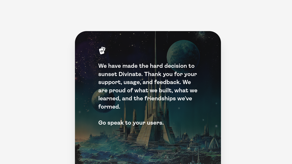 Divinate官网截图