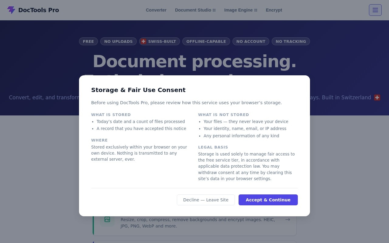 DocTools Pro官网截图